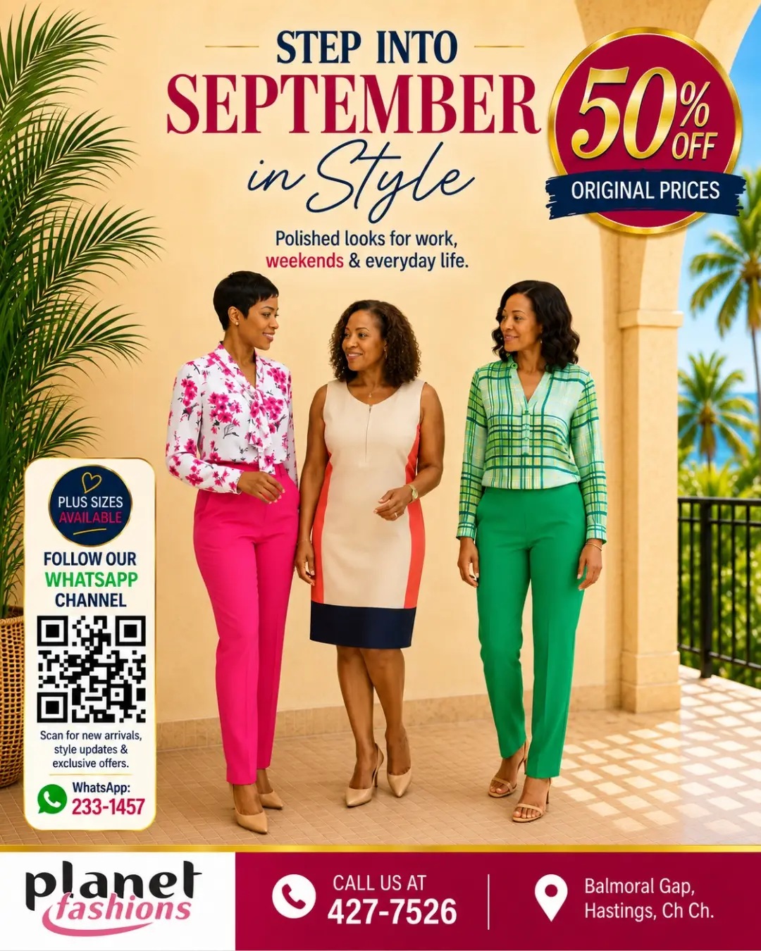 Step Into September in Style – 50% Off Original Prices at Planet Fashions