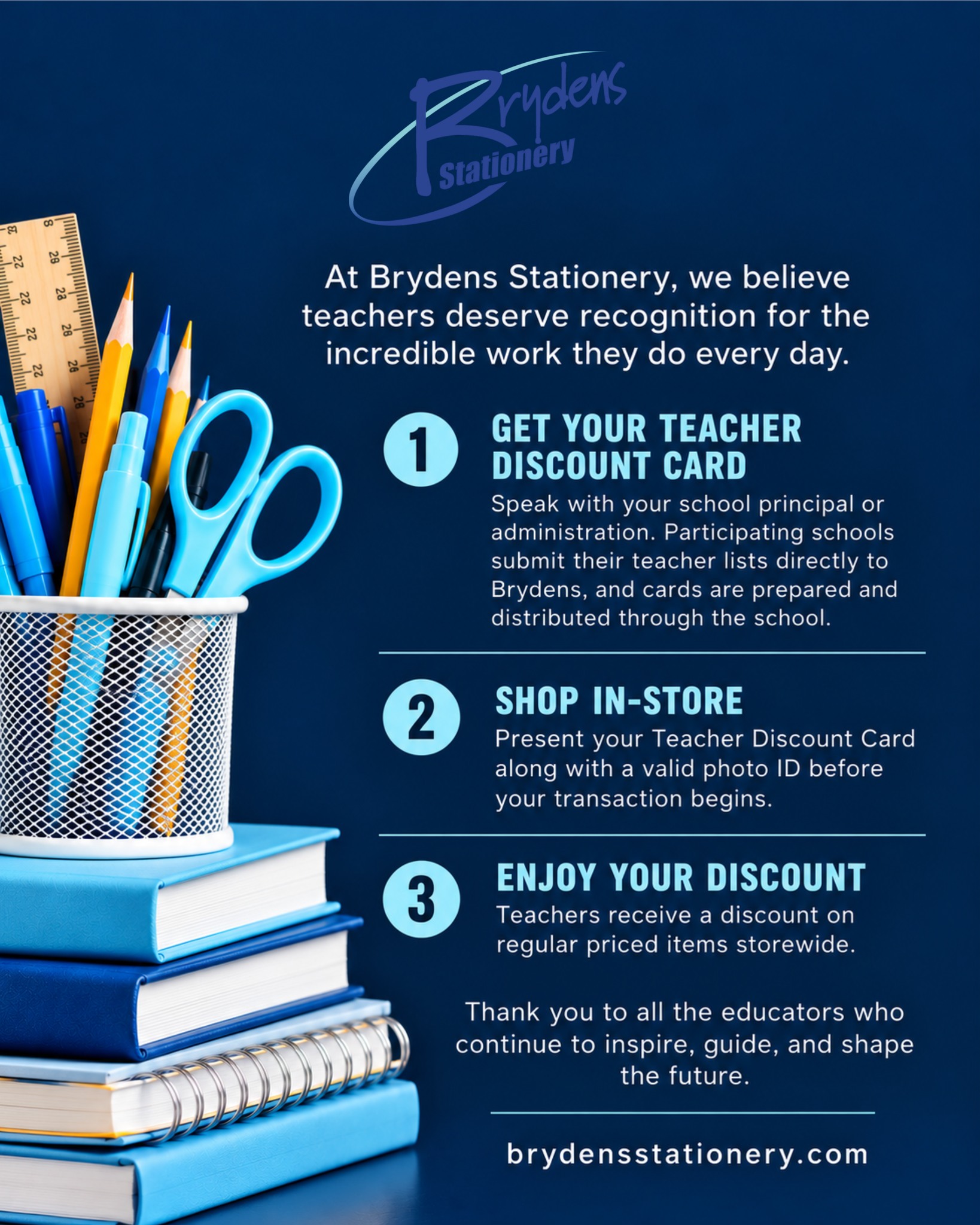 Teacher Discount Program: 10% Off Regular-Priced Items Storewide