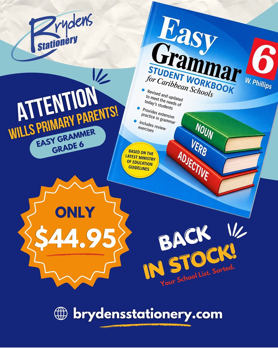 Easy Grammar Grade 6 Workbook Back in Stock – Only $44.95