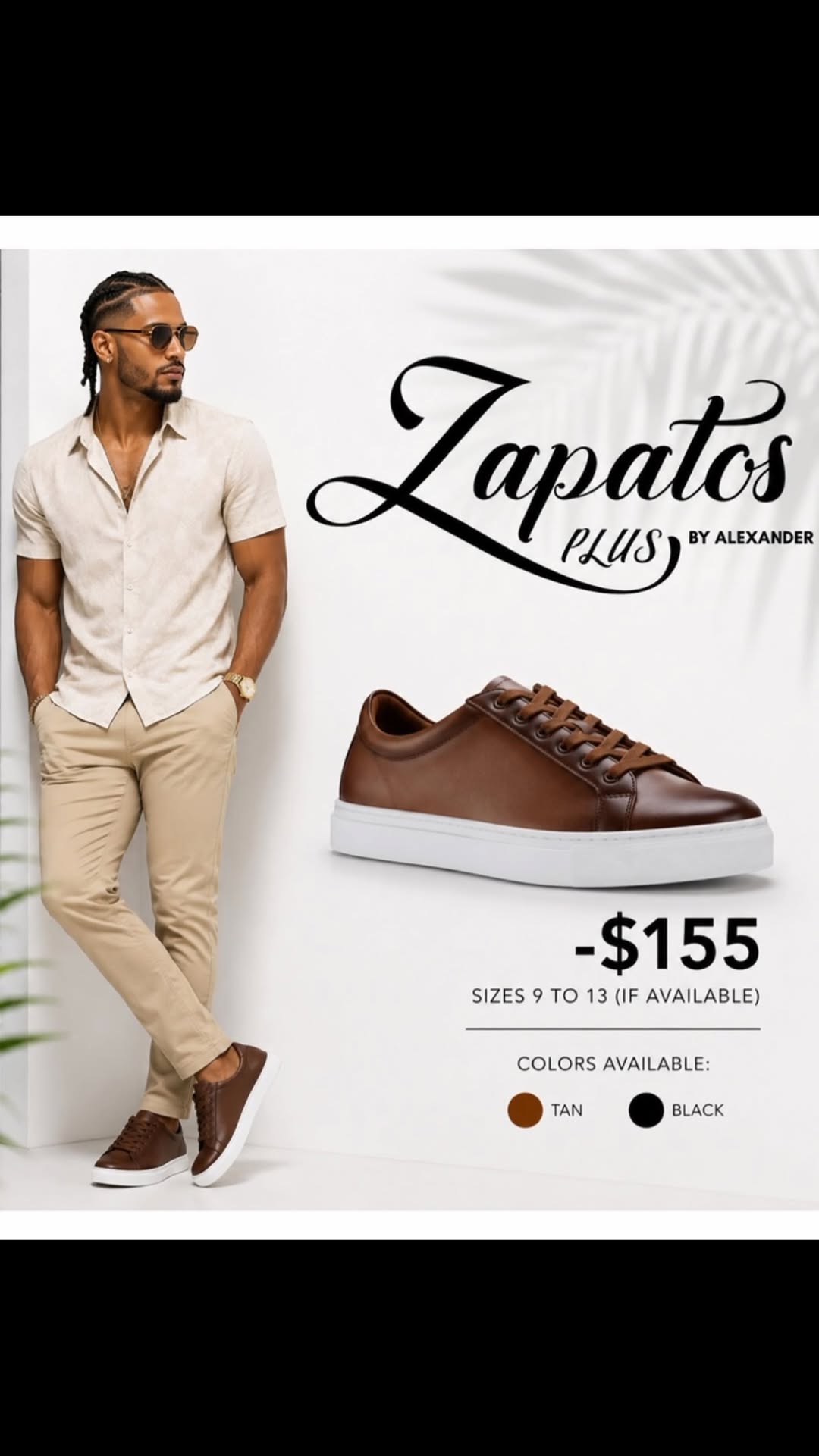 Zapatos Plus Men's Sneakers – $155