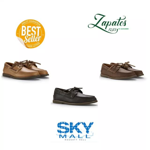 Gents Formal Boat Shoes – $195 at Zapatos Plus, Sky Mall