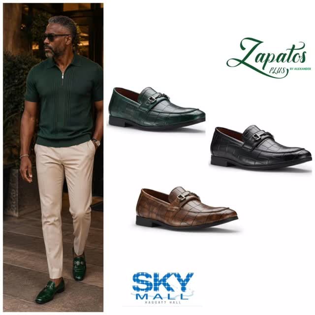 Gents Formal Loafers - $175 | Sizes 9-13 | Black, Brown & Emerald
