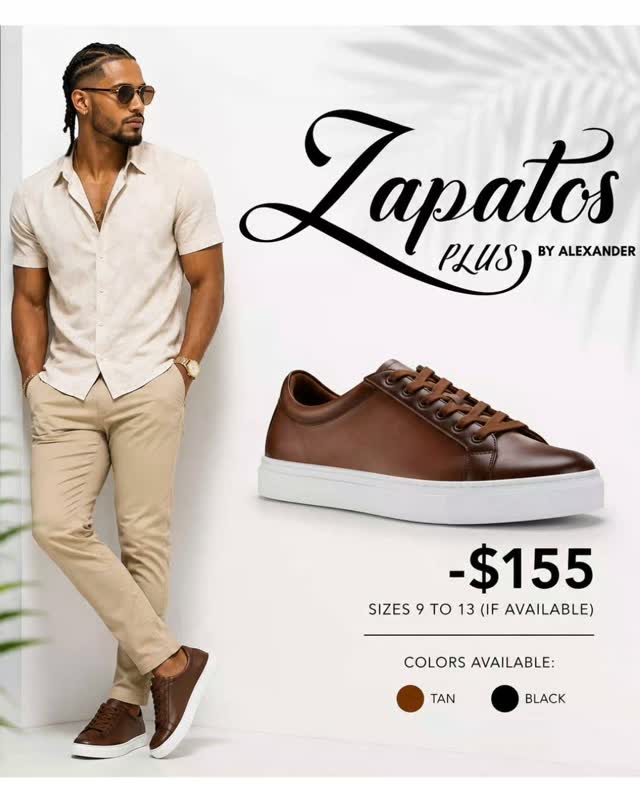 Zapatos Plus – Men's Summer Shoes at $155