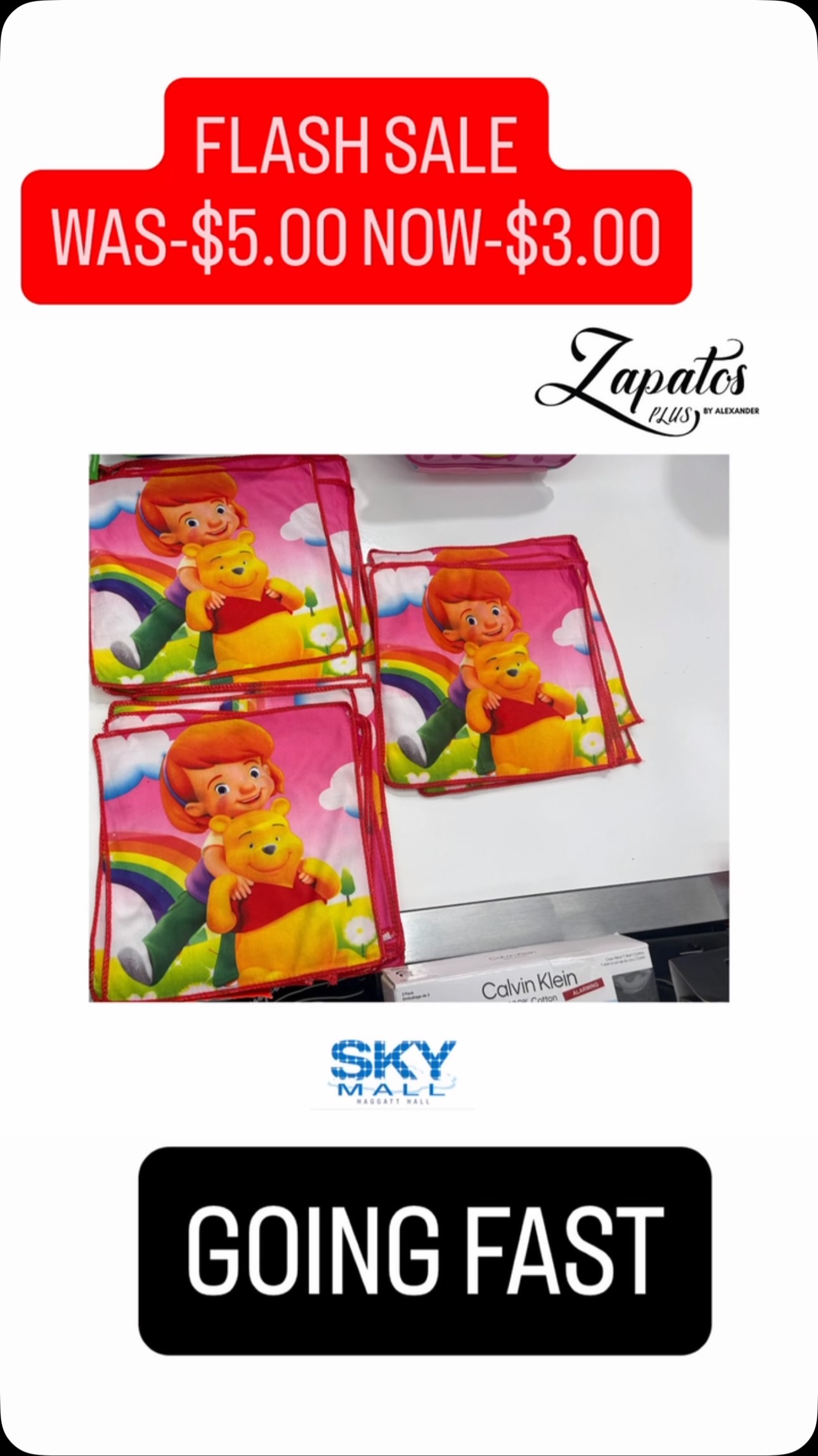 Flash Sale: Winnie the Pooh Kids Bags – Was $5.00, Now $3.00