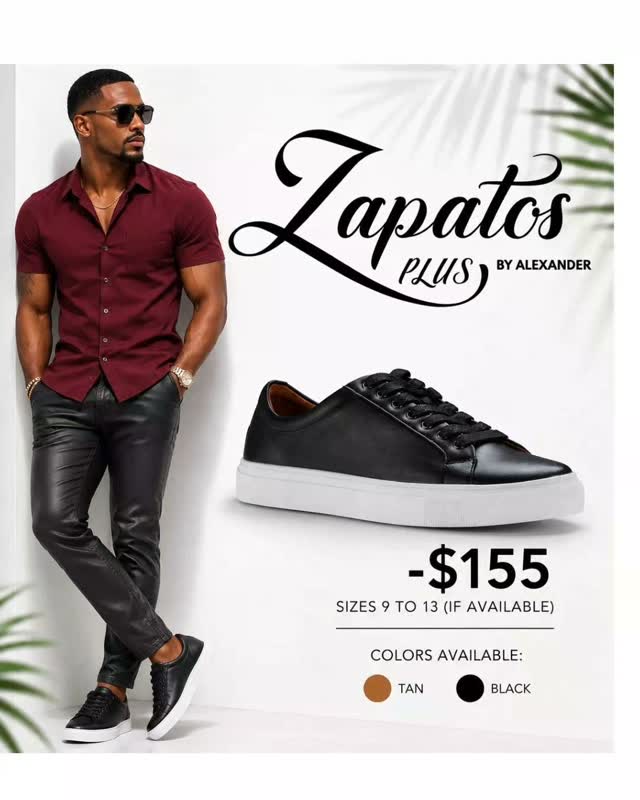 Casual Dress Shoes for Gents – $155 at Zapatos Plus