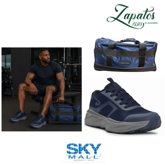 Nautica Duffel Bags & Sneakers at Zapatos Plus – Sky Mall