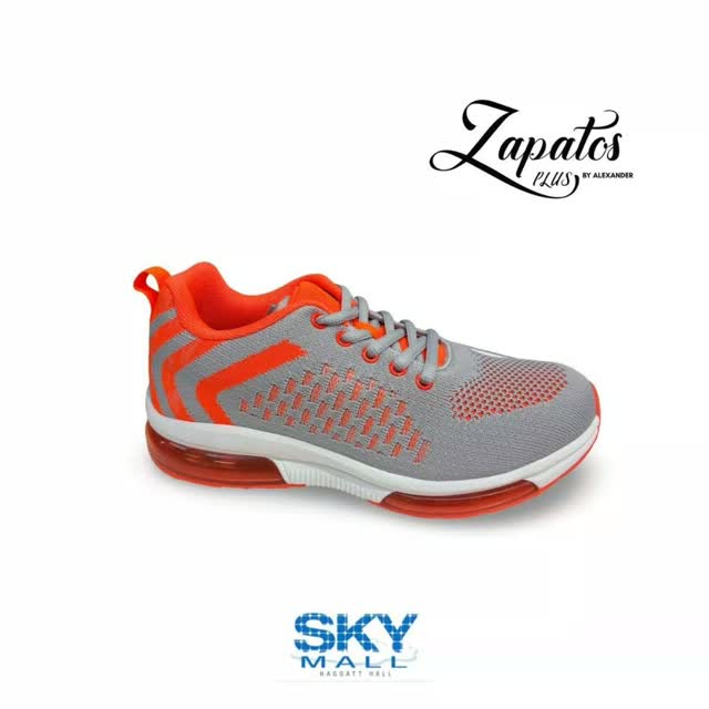 Gym/Walking Shoes – Grey/Orange & Blue from $85