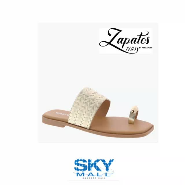 Comfortable Everyday Slippers – $55 | Tan & Gold, Sizes 6–9