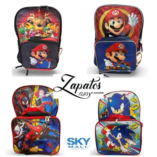 Character Backpacks with Lunch Box - Now $50