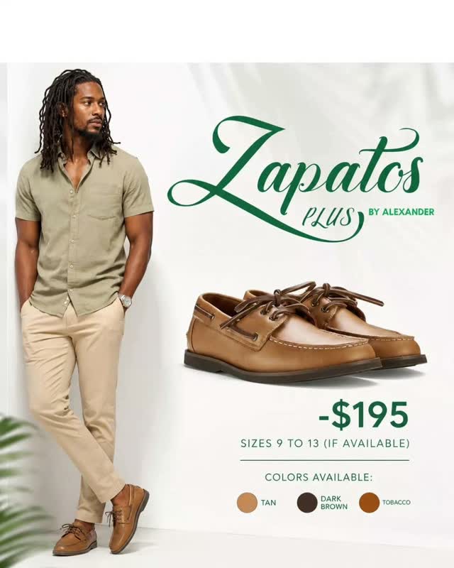 Casual Dress Loafers for Gents – $195 at Zapatos Plus