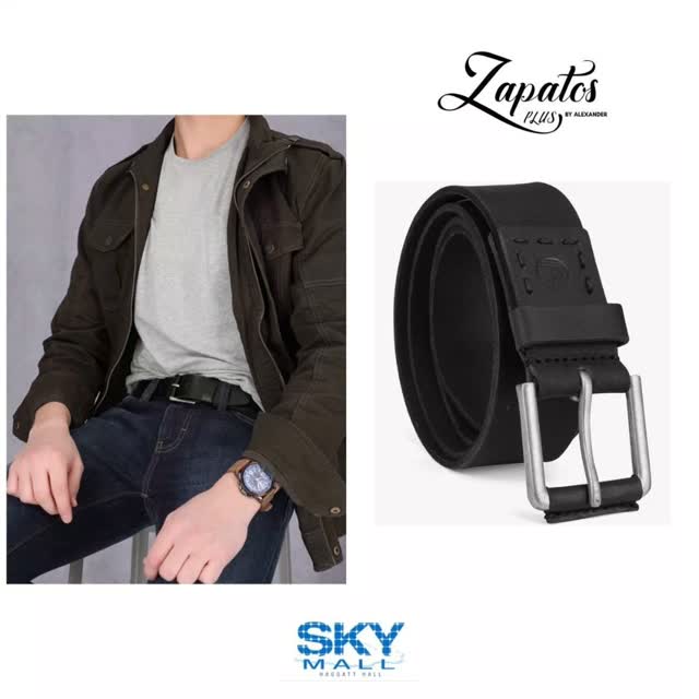 Leather Belts – $100 | Black & Brown | S–XL at Zapatos Plus