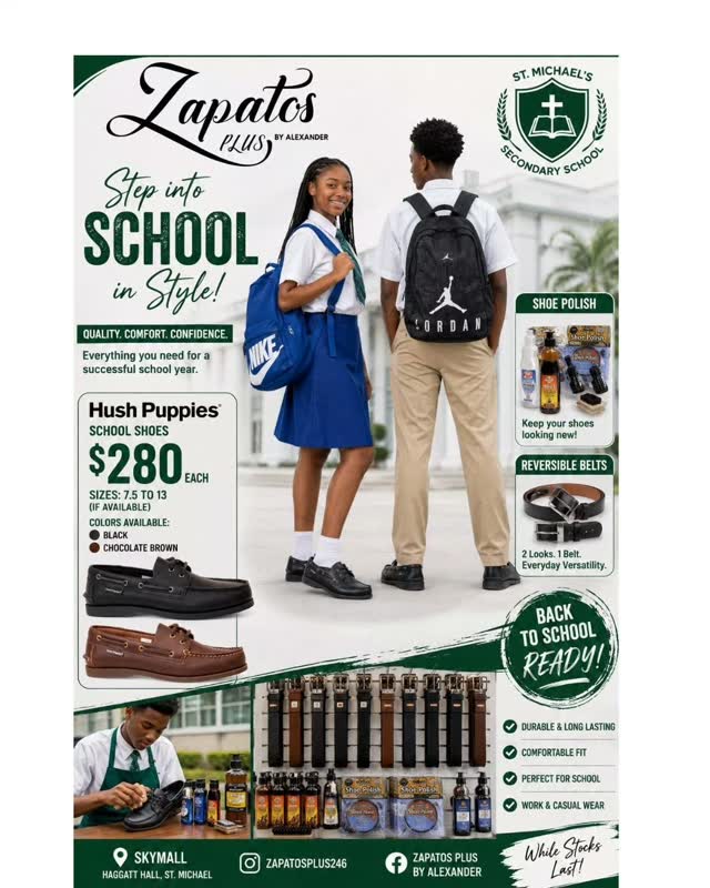 Back to School Sale at Zapatos Plus – Hush Puppies School Shoes from $280