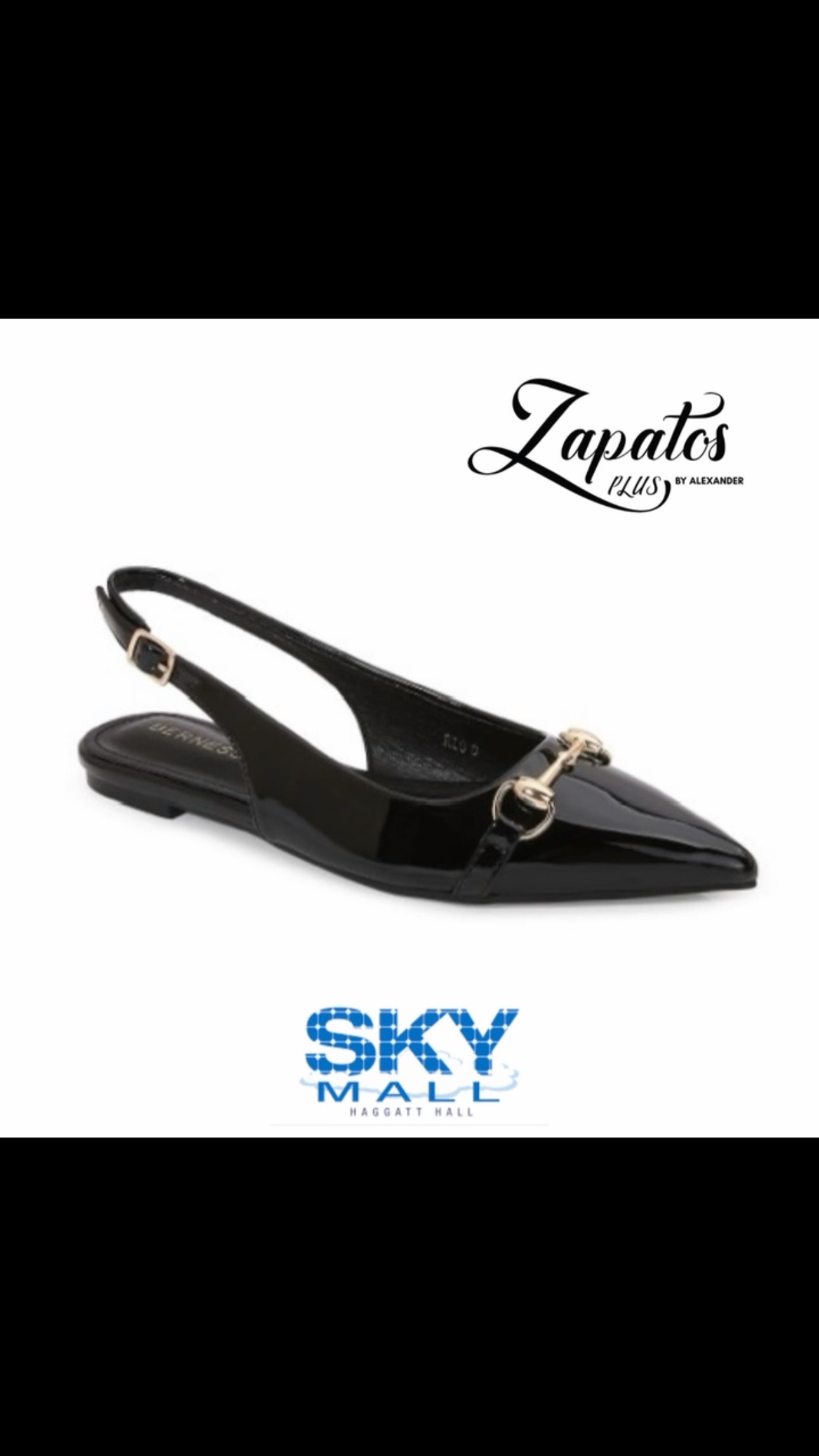 Ballet Flats for Work – $85 | Black, Camel & Gold | Sizes 6–11