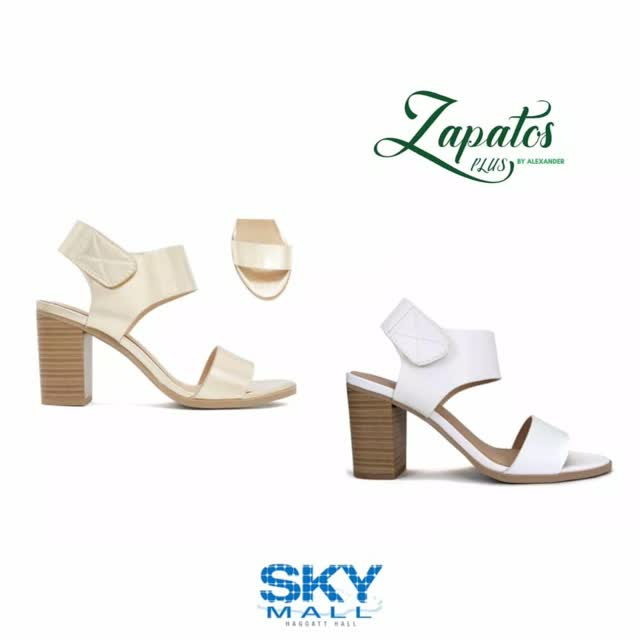 Comfortable Padded Block Heels – $110 at Zapatos Plus