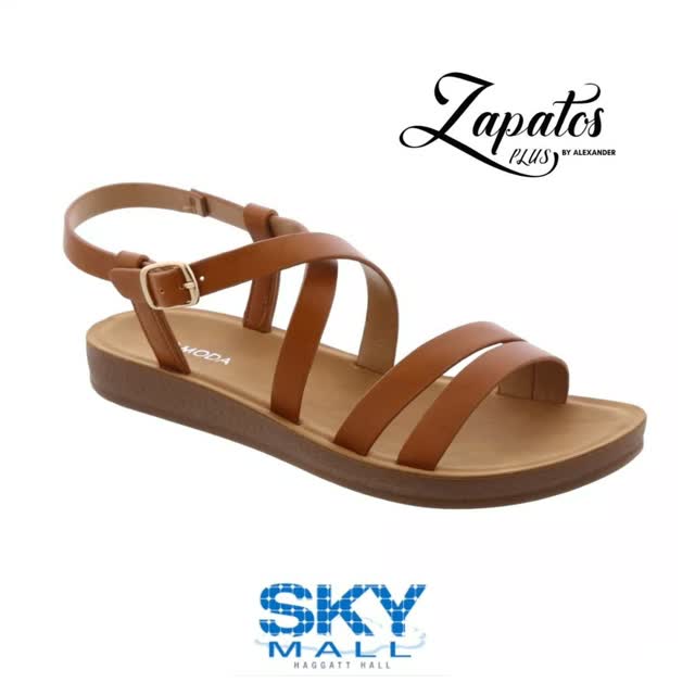 Ladies' Comfy Sandals – $65 at Zapatos Plus (Sky Mall)