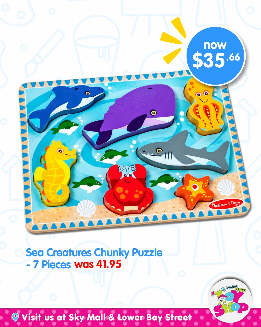 Up to 40% OFF Selected Melissa & Doug Toys at Deanna Dash's Toy Shop