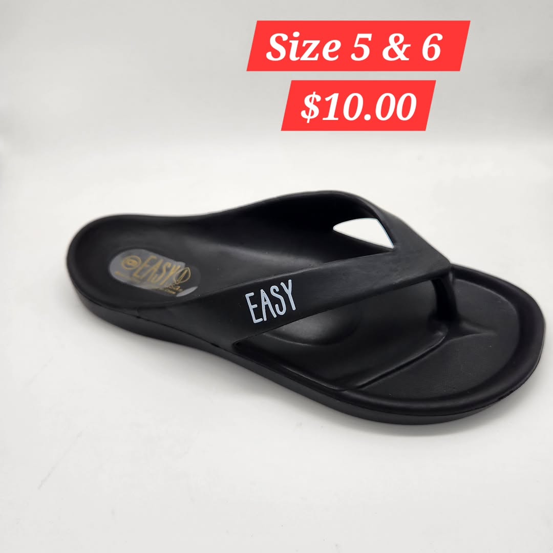 Easy Brand Flip Flops - Size 5 & 6 for $10.00