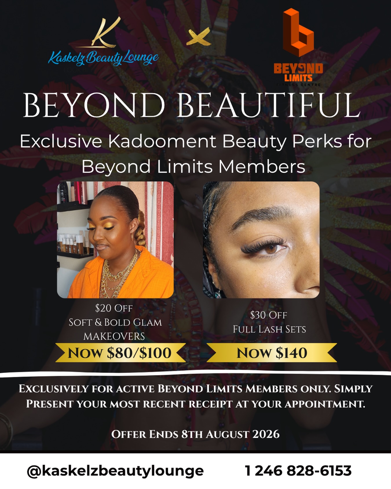 Beyond Beautiful – Exclusive Kadooment Beauty Perks for Beyond Limits Members