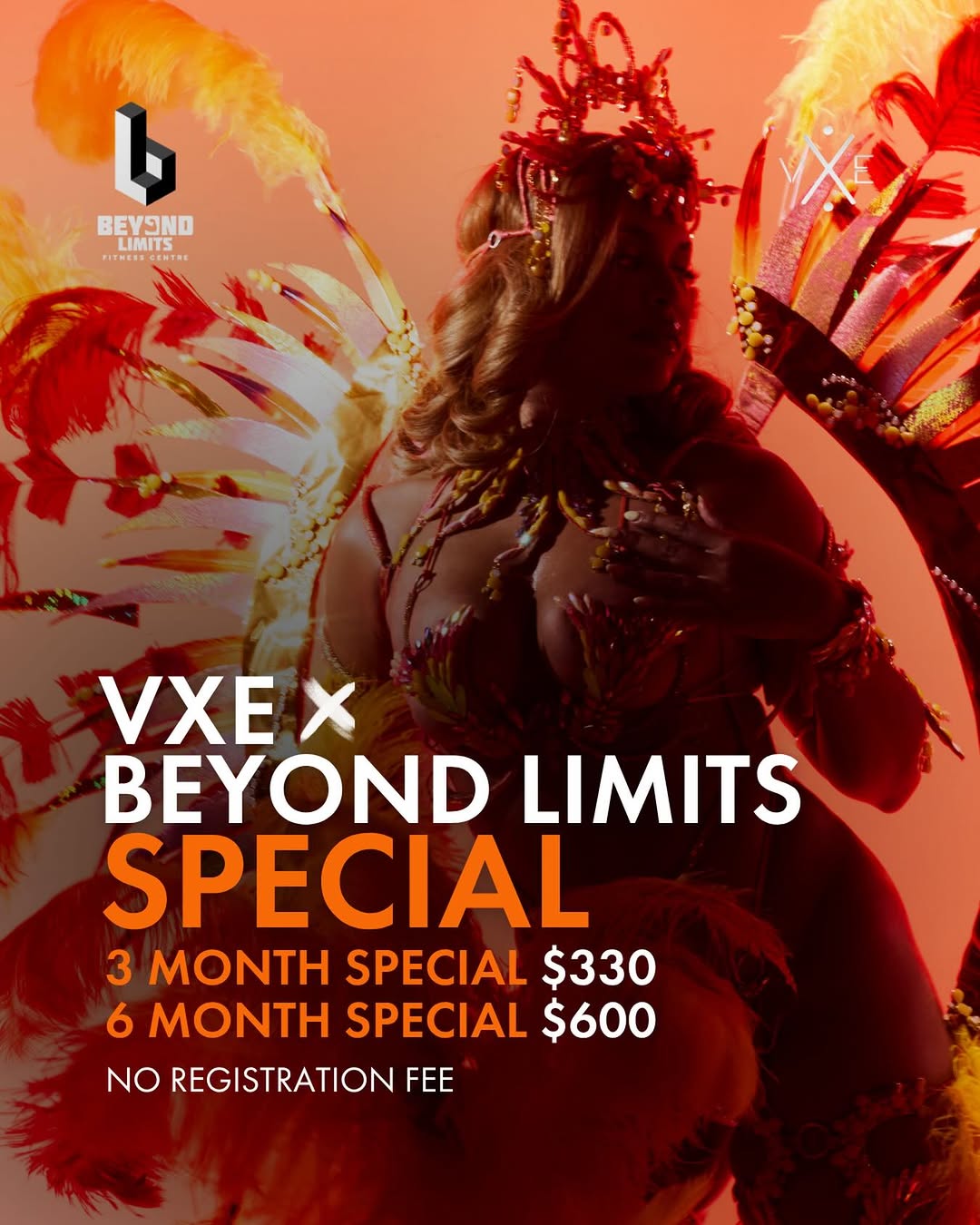 VXE x Beyond Limits Crop Over Fitness Special – 3 or 6 Month Memberships