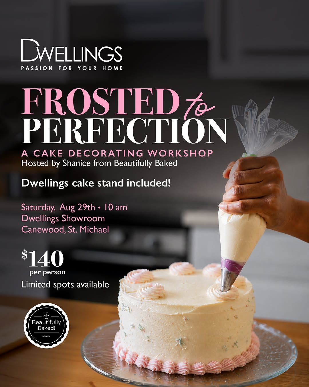 Frosted to Perfection – Cake Decorating Workshop at Dwellings