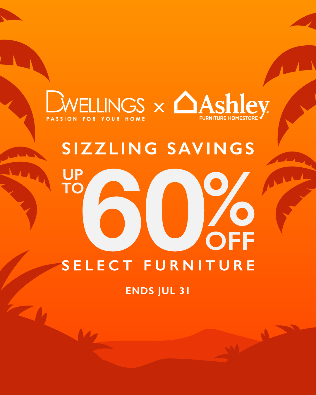 Dwellings x Ashley Furniture Sizzling Sale – Up to 60% Off Select Furniture