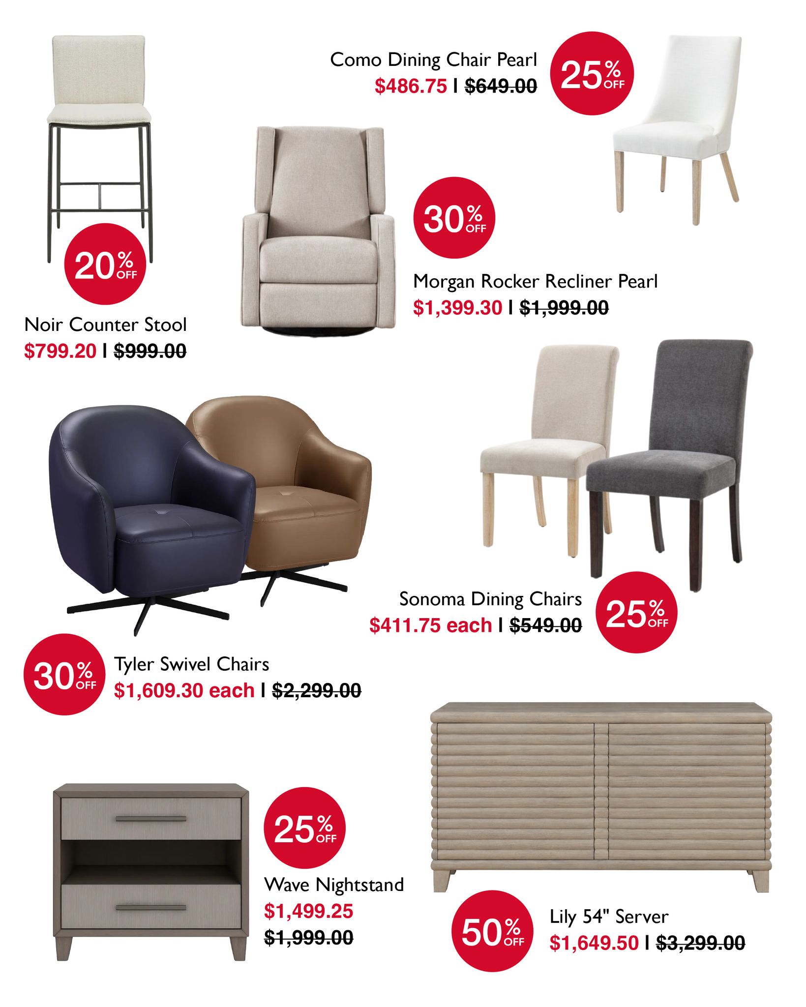 The Last Chance Sale: Up to 50% Off Clearance Furniture at Dwellings