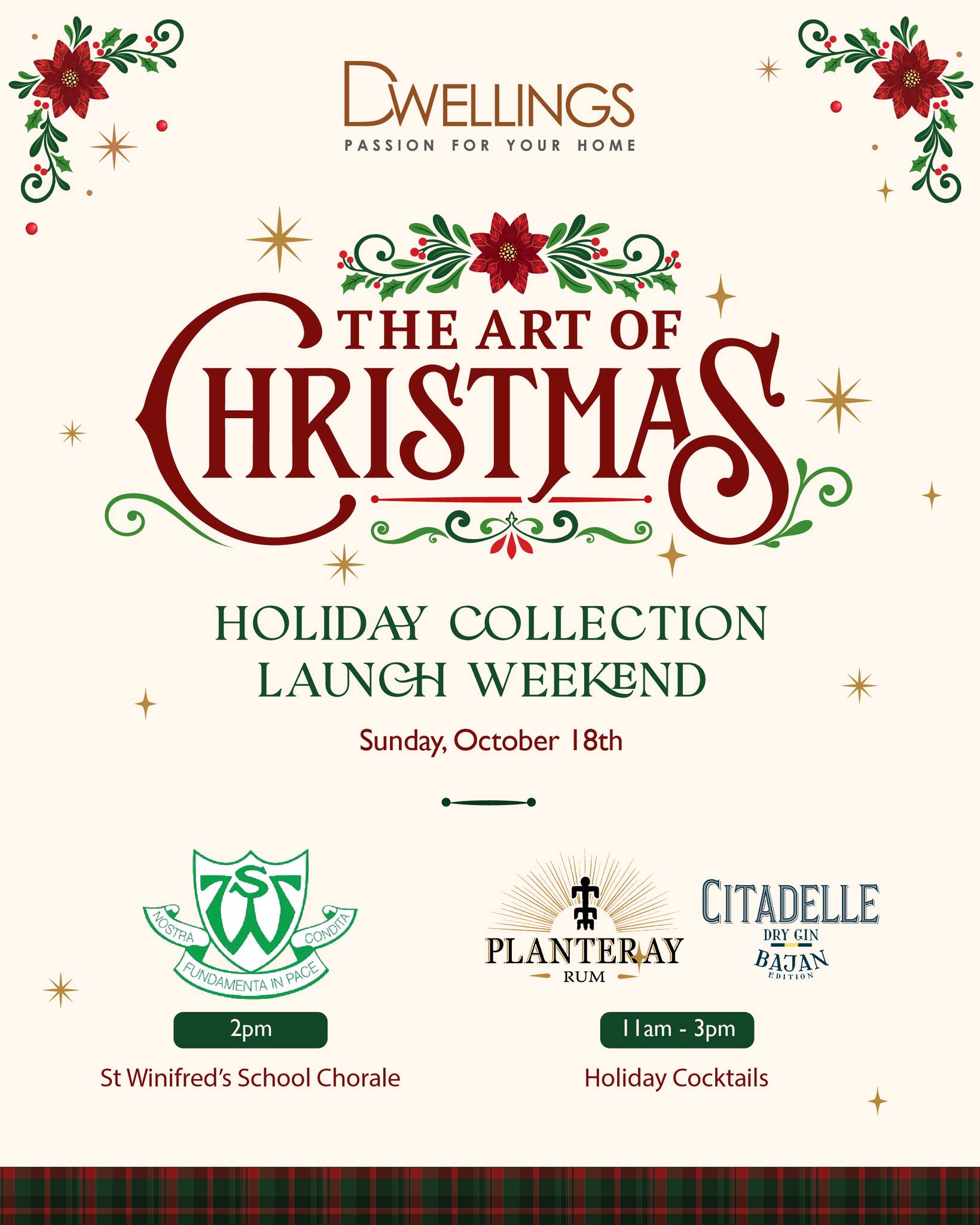 The Art of Christmas Holiday Collection Launch Weekend at Dwellings