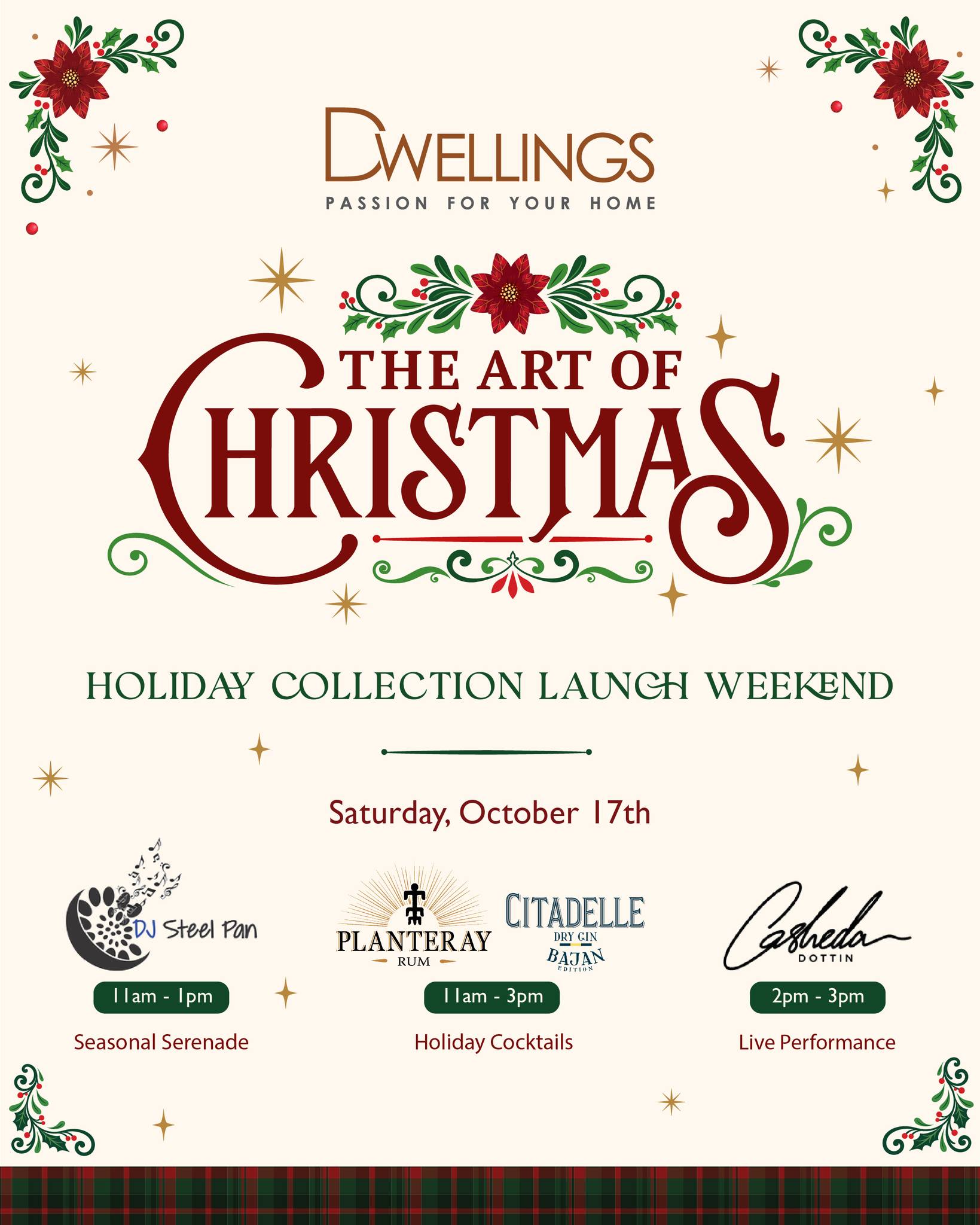 The Art of Christmas Holiday Collection Launch Weekend at Dwellings