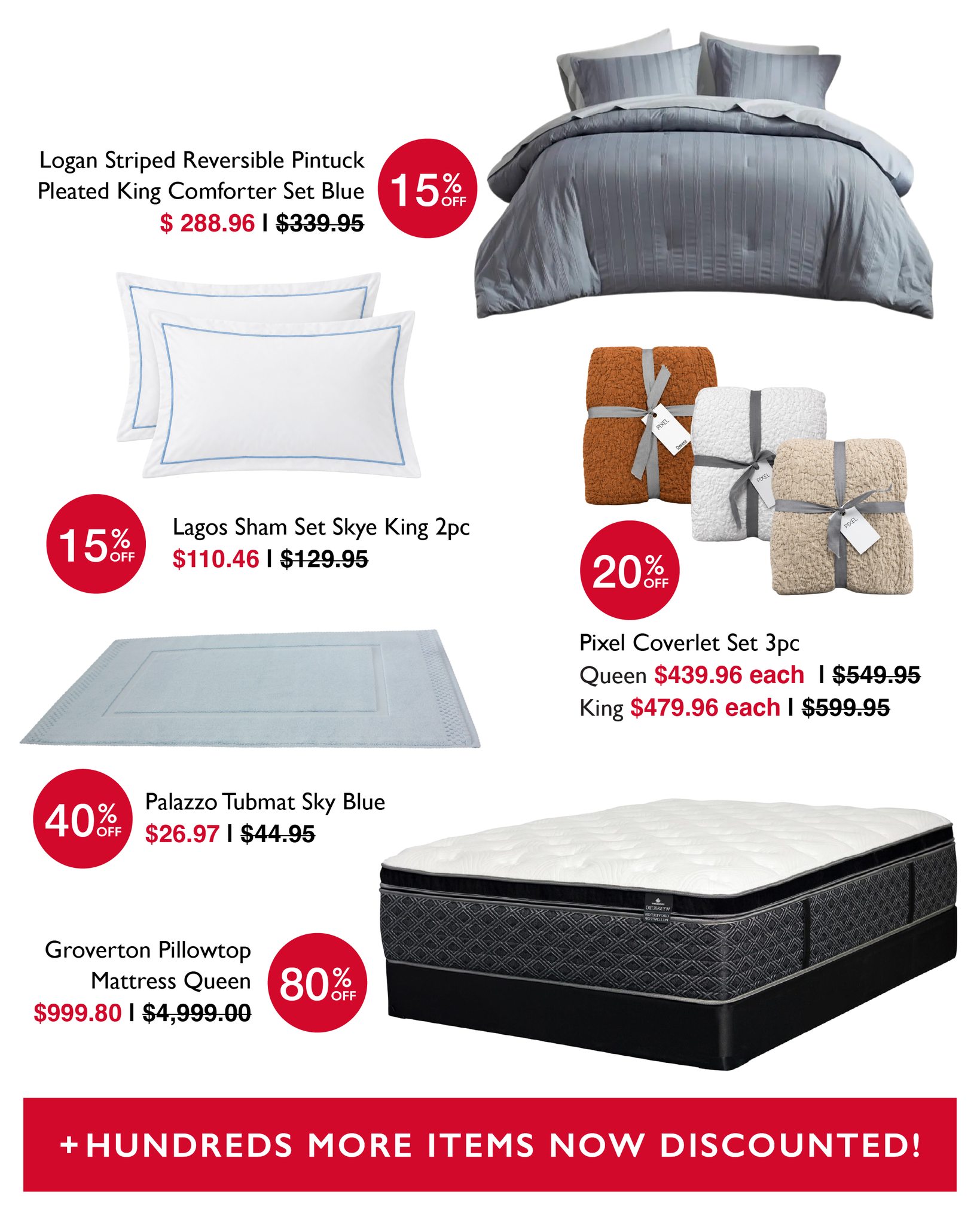 Dwellings Last Chance Sale: Up to 65% Off Clearance Bed & Bath Linens