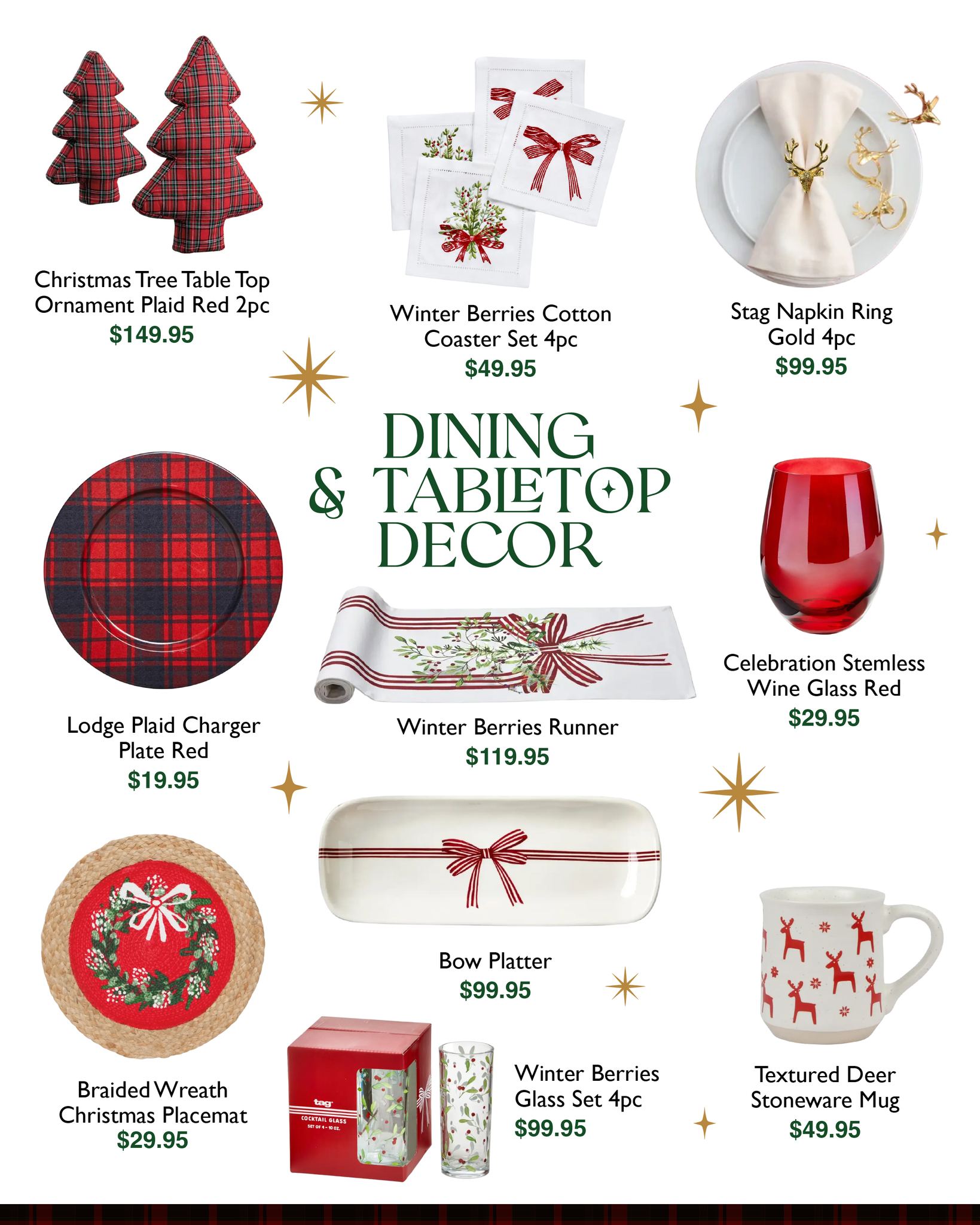Tartan Tradition Christmas Collection – Ornaments & Home Accents