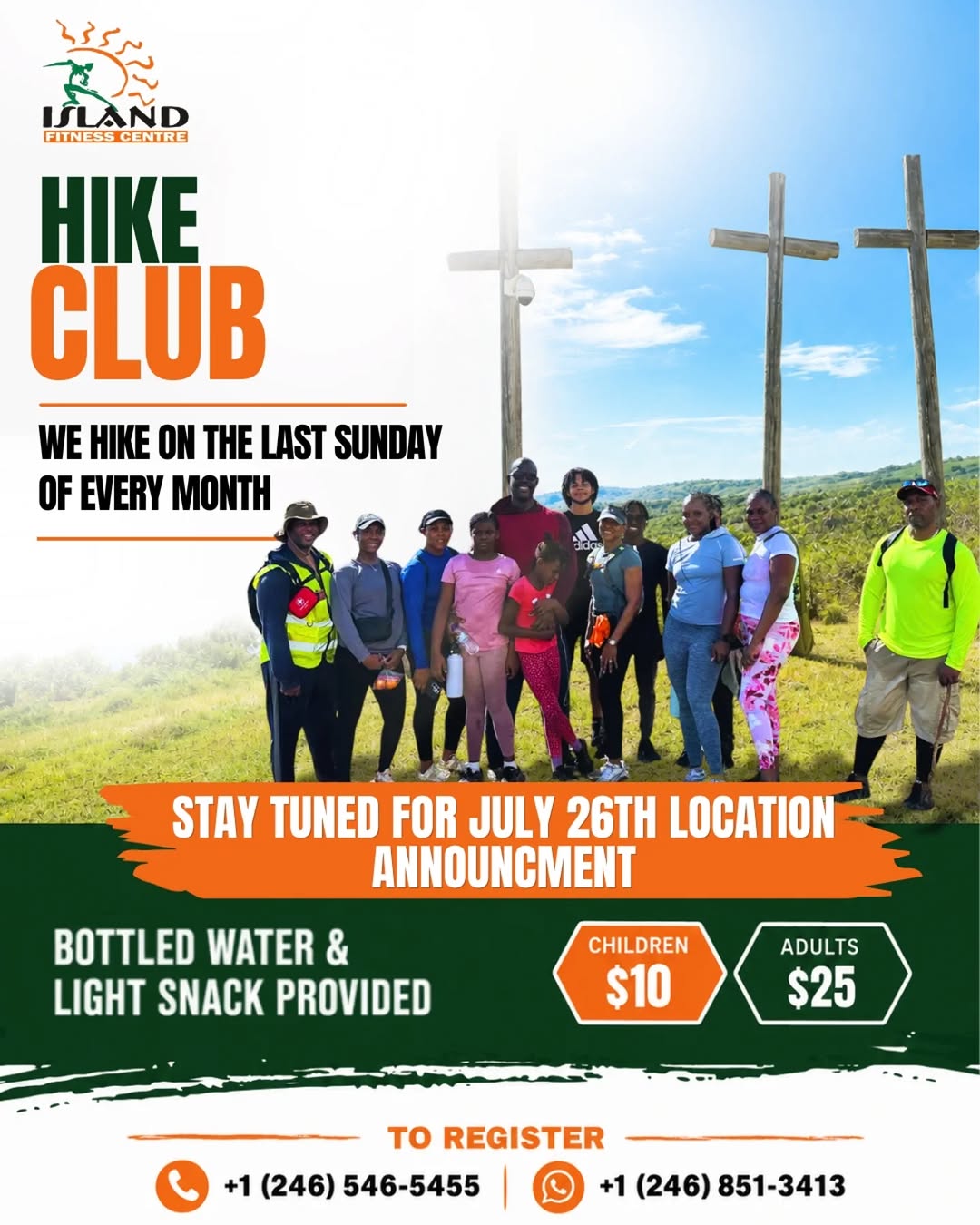Island Fitness Centre Hike Club – July 26th Monthly Hike