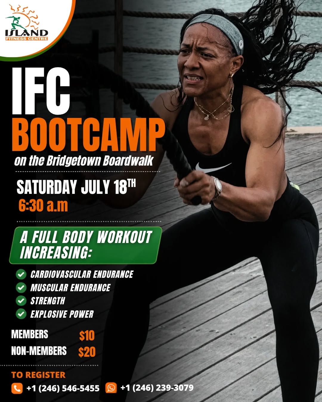 IFC Bootcamp on the Bridgetown Boardwalk – July 18