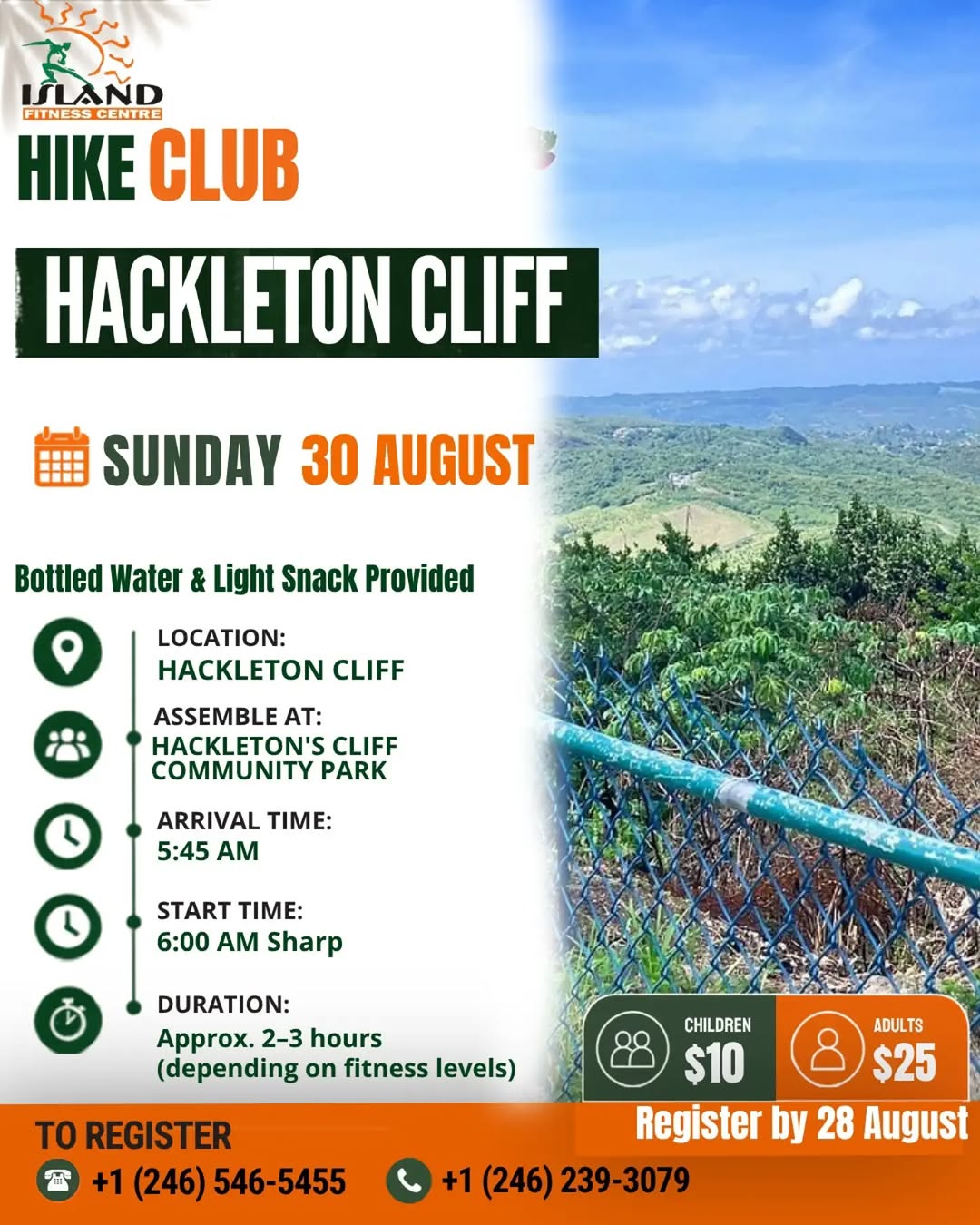 Island Fitness Centre Hike Club – Hackleton Cliff Adventure