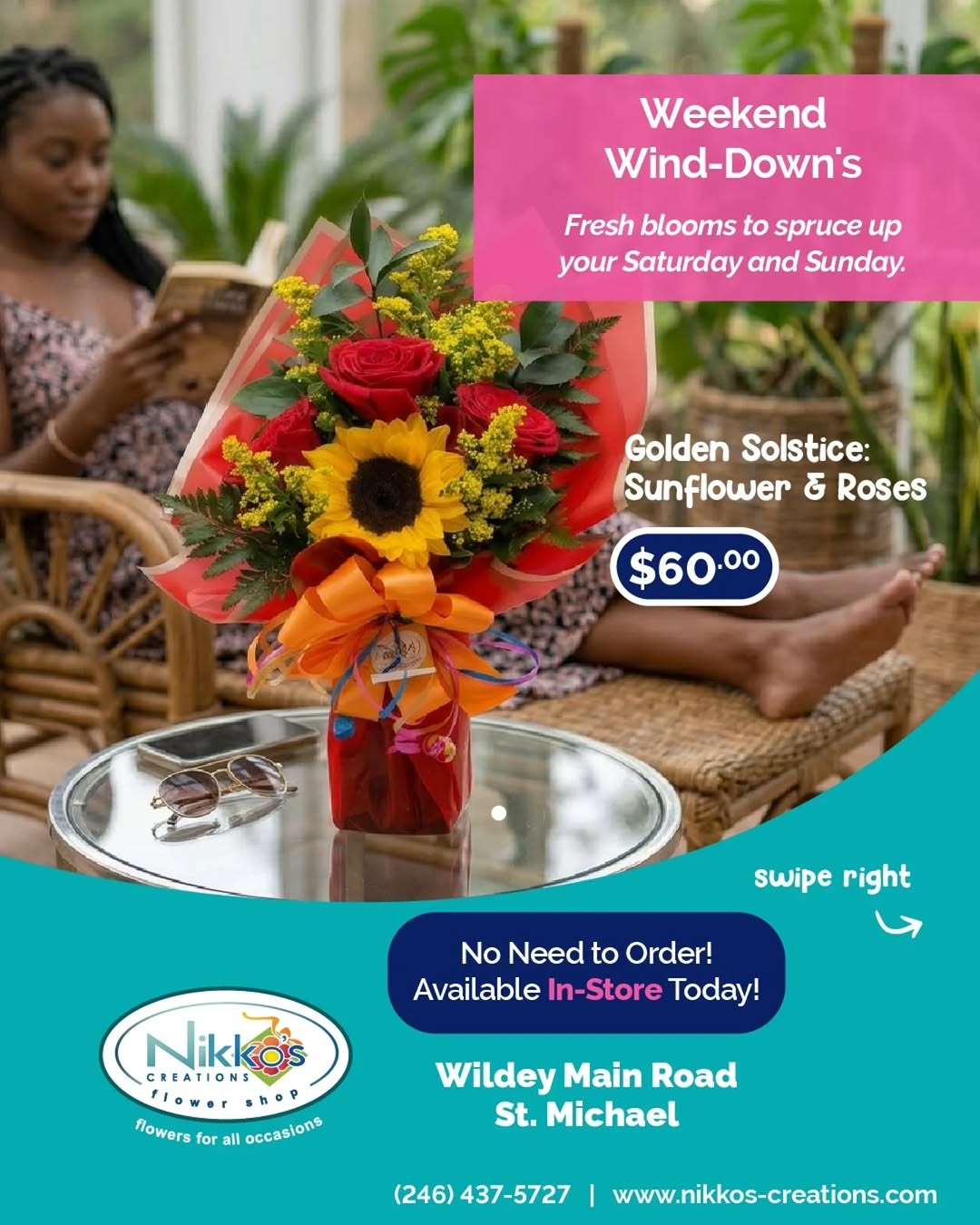 Grab & Go Flowers Now Available In-Store at Nikko's Creations
