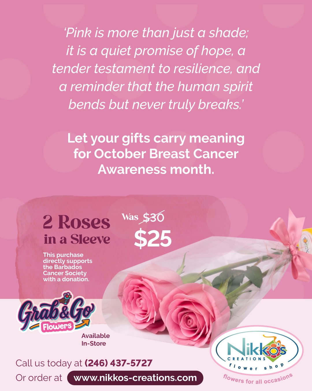 2 Roses in a Sleeve Special - $25 (was $30)