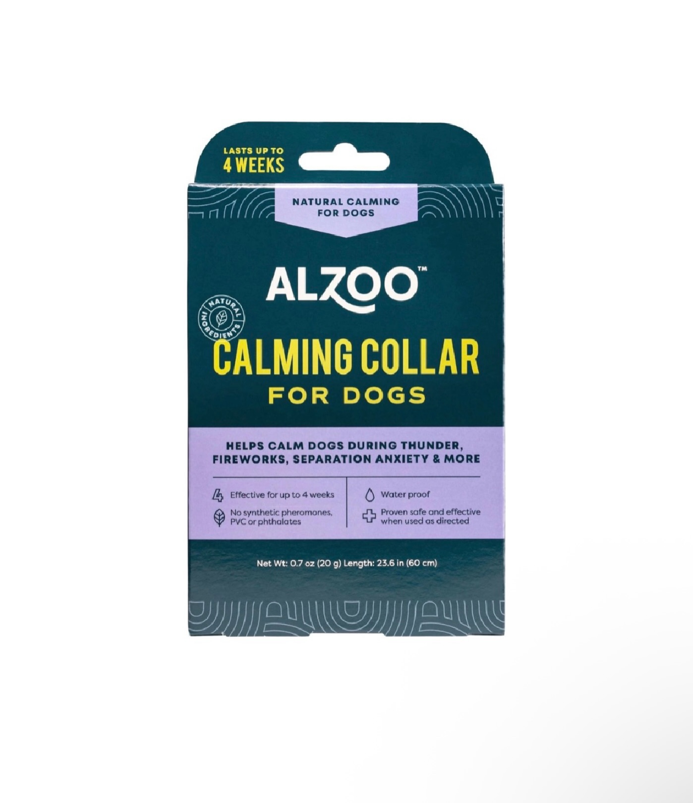Alzoo Natural Calming Dog Collar – $40.00 BBD