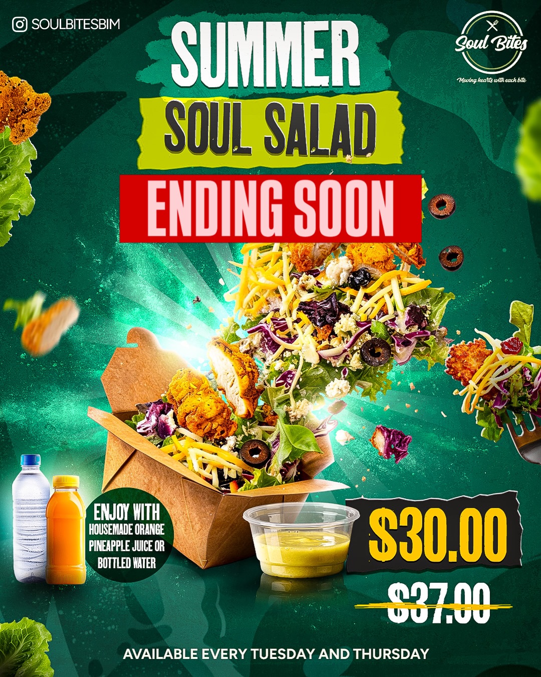 Soul Bites Summer Specials – Ending August 29!