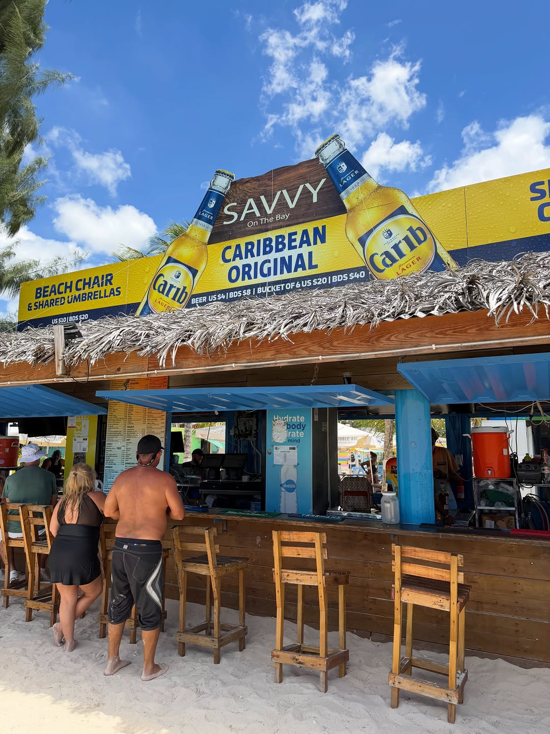 Carib Beer & Beach Chair Deals at Savvy On The Bay
