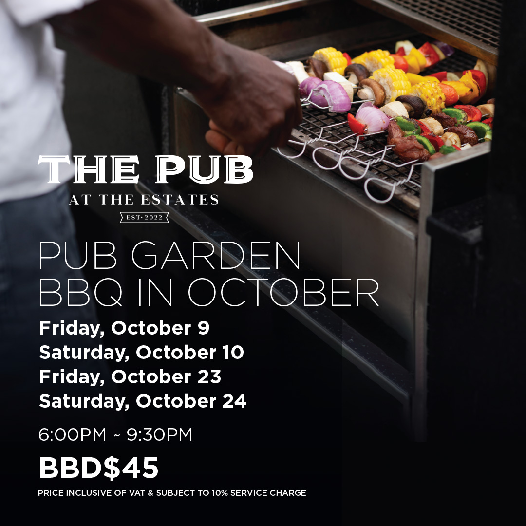 Pub Garden BBQ at The Estates – BBD$45