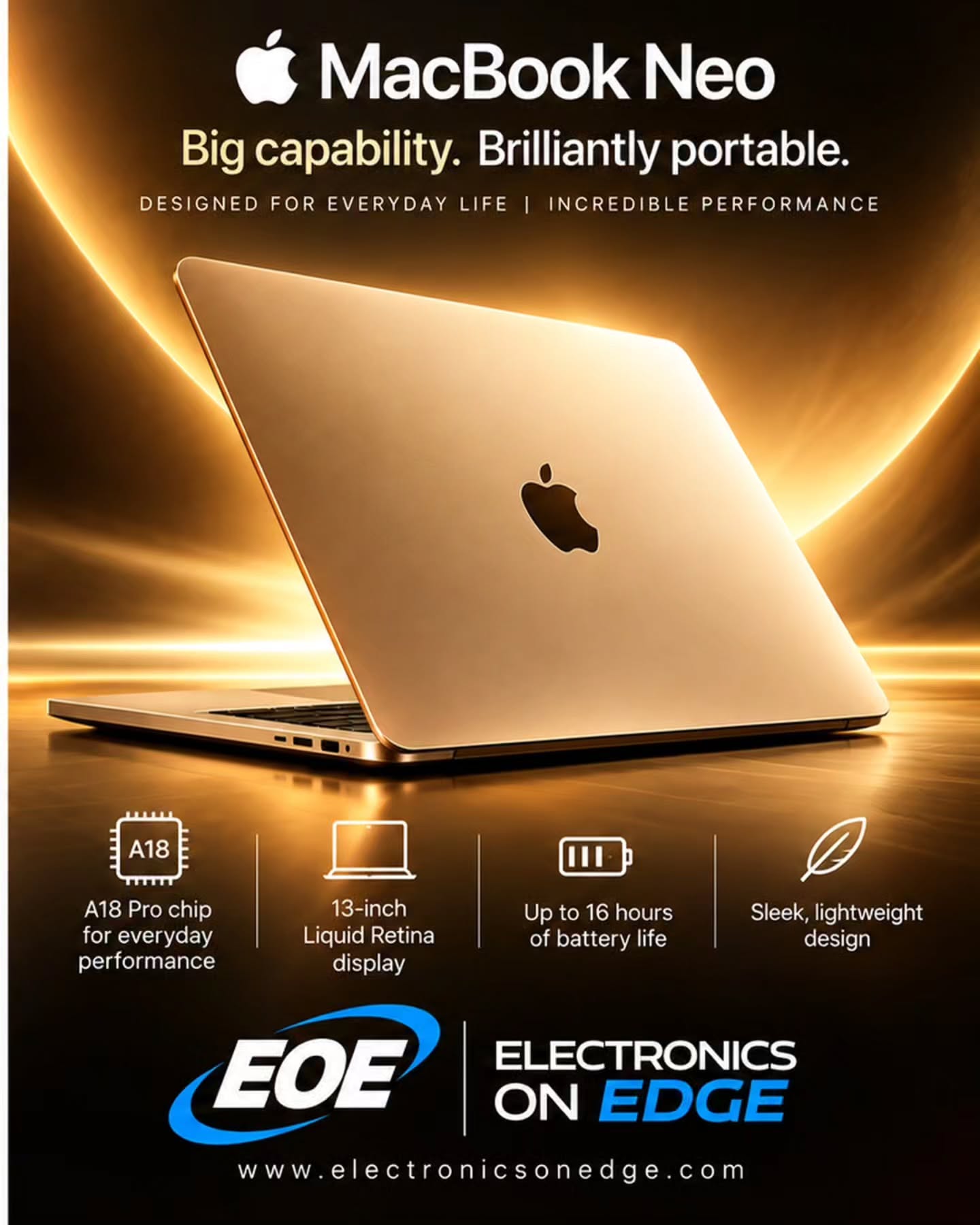 MacBook Neo (A18 Pro) from $1,899 – While Stocks Last