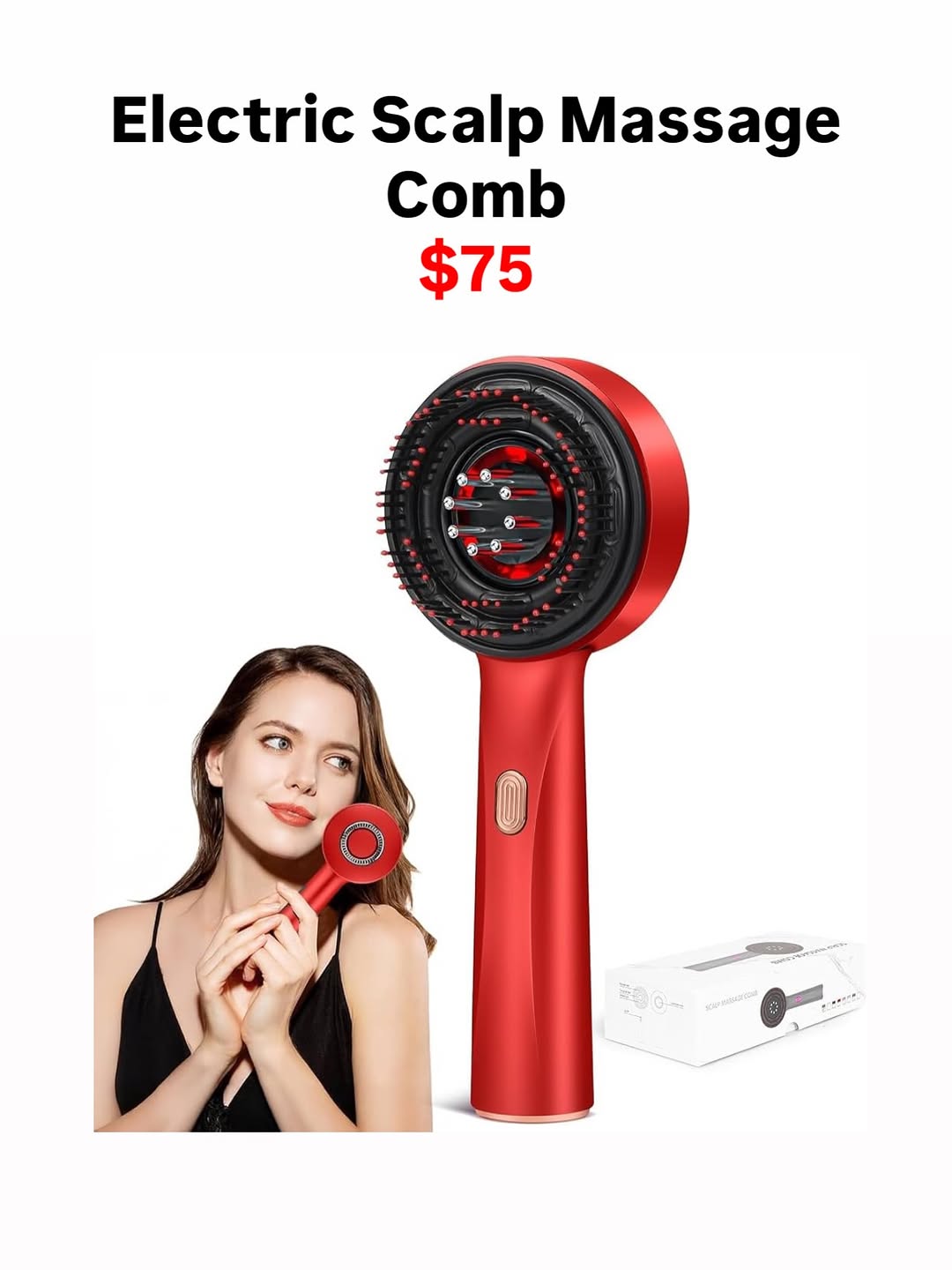 Electric Scalp Massage Comb – $75