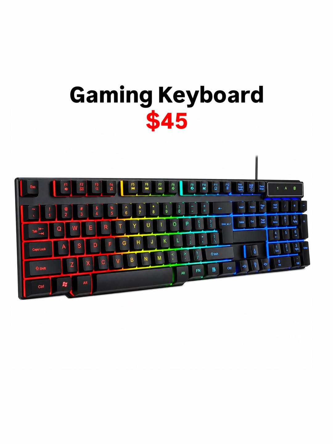 Gaming Keyboard – $45 at Mobile City Barbados