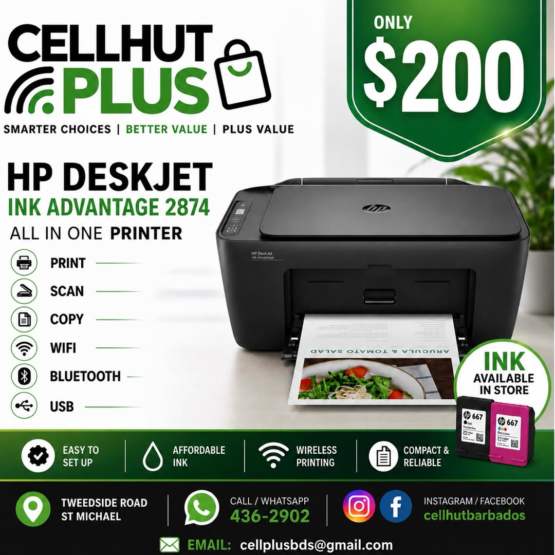 HP DeskJet Ink Advantage 2874 All-in-One Printer – Only $200