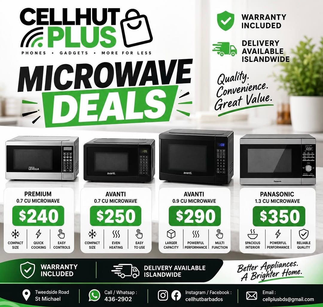 Cell Hut Plus Microwave Deals – From $240