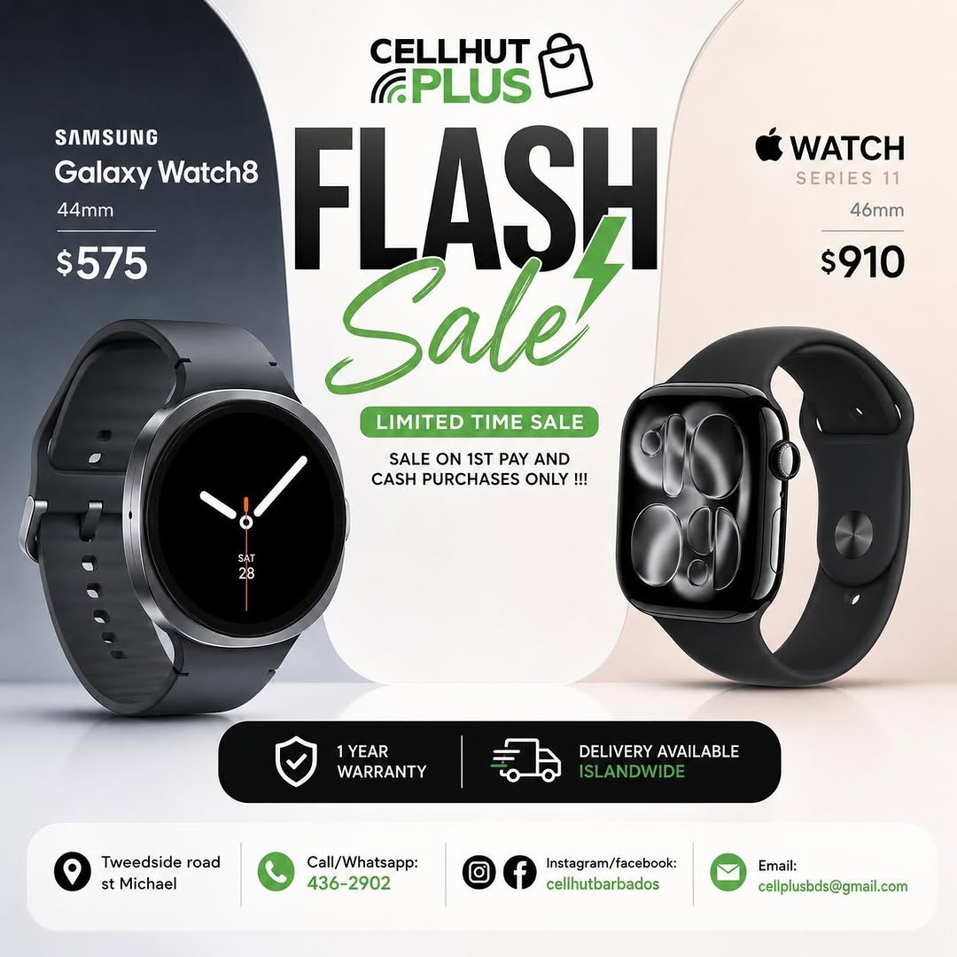 Cell Hut Plus Flash Sale – Samsung Galaxy Watch 8 & Apple Watch Series 11