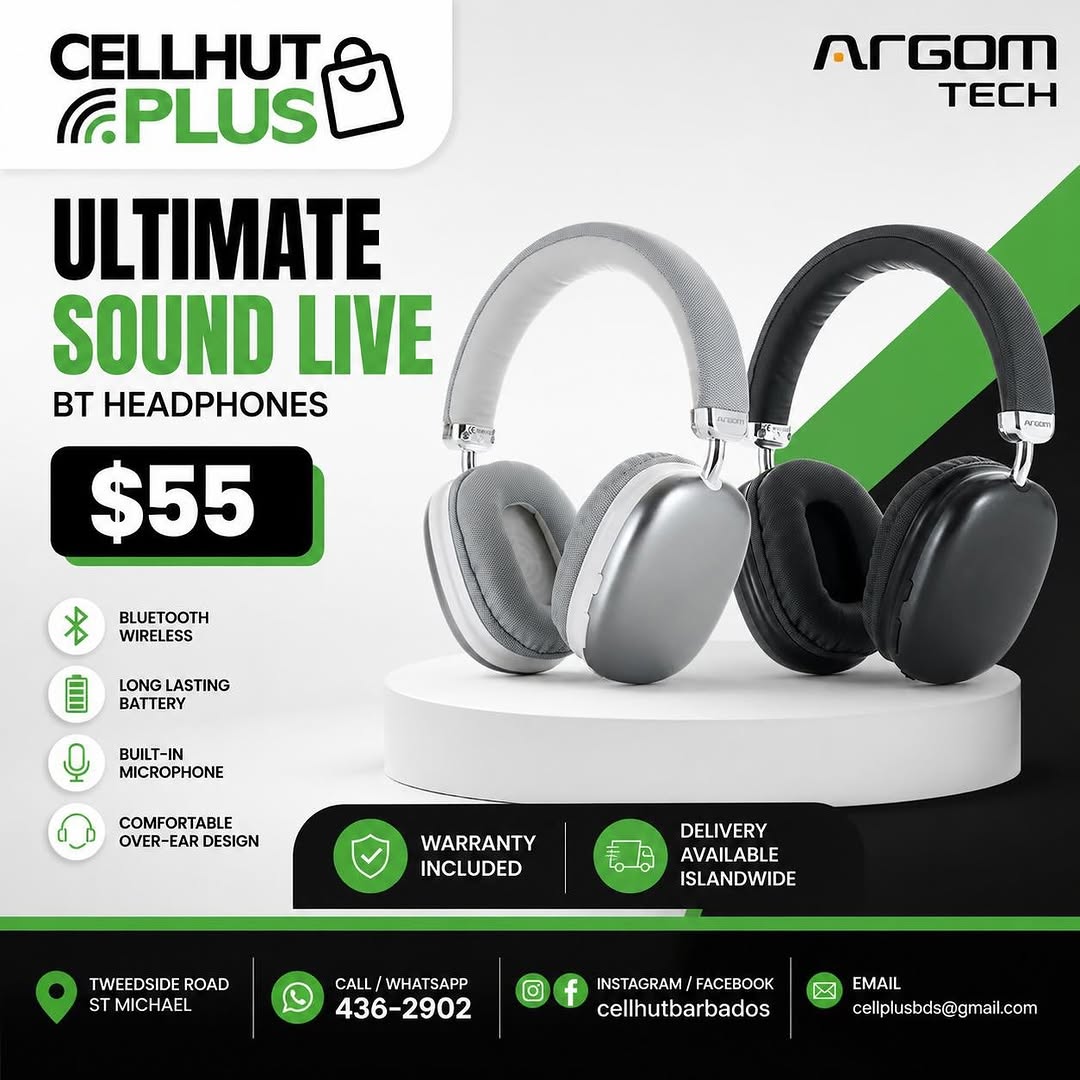 Argom Tech Ultimate Sound Live BT Headphones – $55
