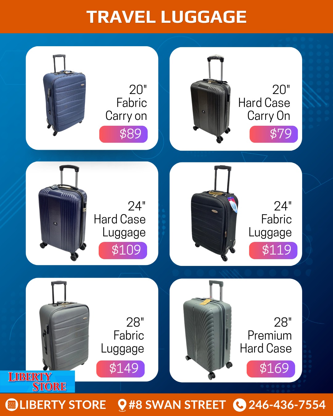 Liberty Store Everyday Value Deals – Security Cameras, Bags, Luggage & More
