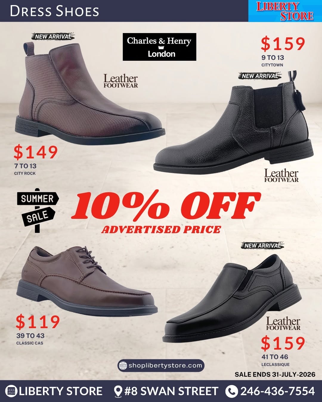 Liberty Store Summer Sale – Up to 15% Off Footwear