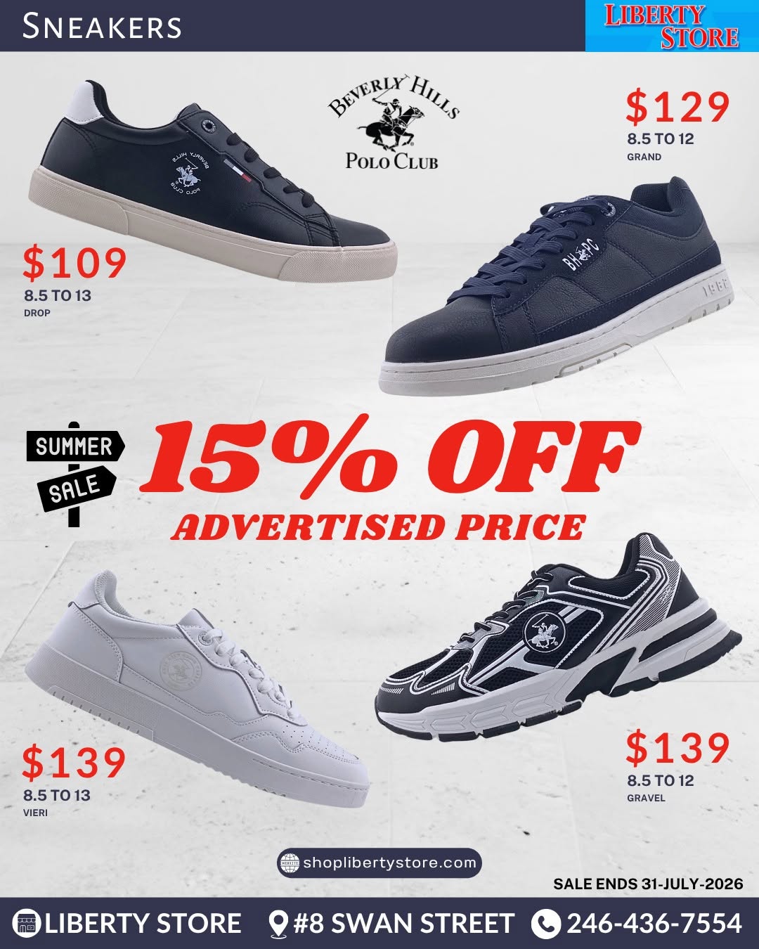 Liberty Store Summer Sale – Up to 15% Off Footwear