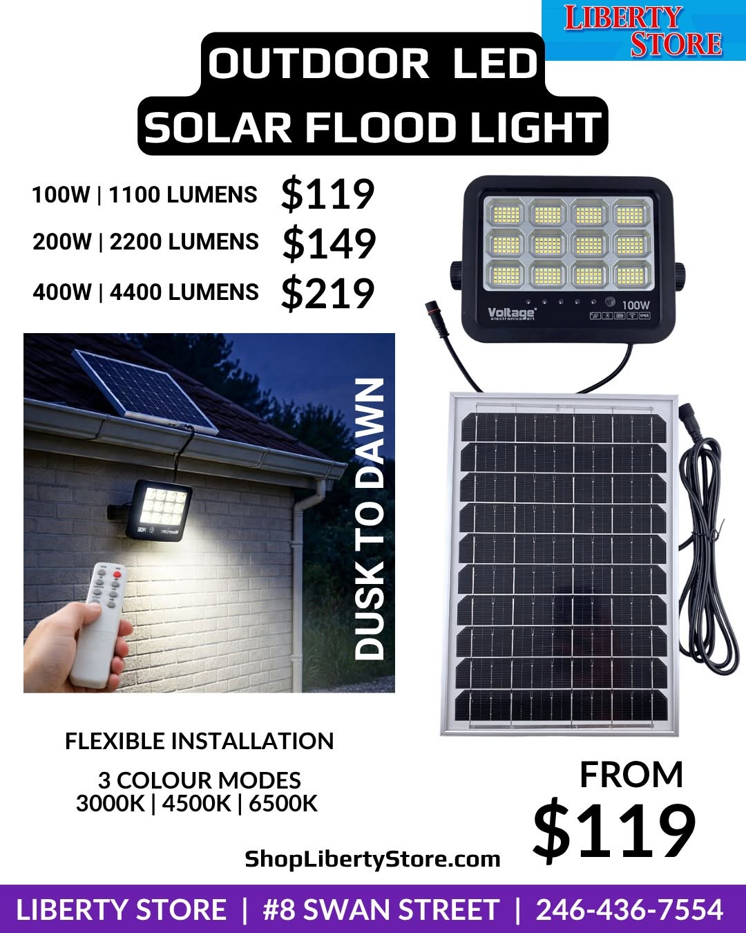 Liberty Store Solar Lighting Range – Indoor & Outdoor LED Solar Lights From $59